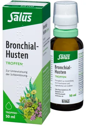 Zdjęcie produktu dla Salus Bronchial Krople na kaszel wspomagające rozluźnianie śluzu, roztwór 50 ml