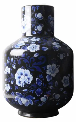 Immagine prodotto di Heinen Delfts Blauw – Vaso sferico nero
