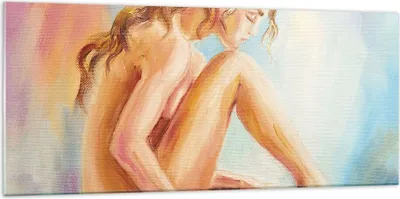 Produktbild von Bilder auf glas - Einteilig - Frau Nacktheit Abgesehen von - 120x50cm - Glasbilder - Wandbilder - Bilder - Wanddekoration aus Glas - Glas Bilder - Wandbild auf Glas - GAB120x50-4174