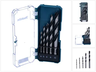 Zdjęcie produktu dla Makita D-72861 Holzbohrer-Set 4-10mm