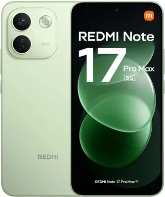 Immagine prodotto di Xiaomi REDMI Note 17 Pro Max 5G, smartphone, 8/512GB, colore verde, batteria 9210mAh, display AMOLED 120Hz, NFC