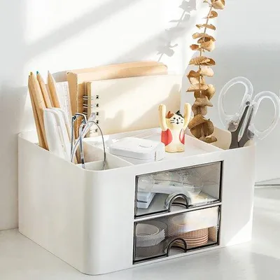 Produktbild von Famanu Büro-Organizer mit 7 Fächern - Weiß