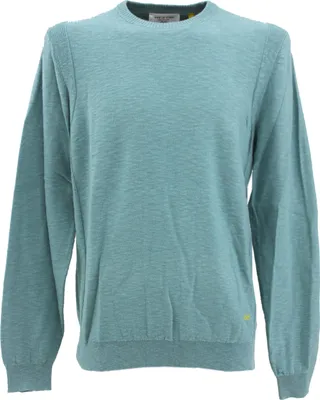 Produktbild von 33268 Lerros, New in Town,  Herren Crew Neck Rundhals Pullover Pulli, feiner Linksstrick, light türkis, M