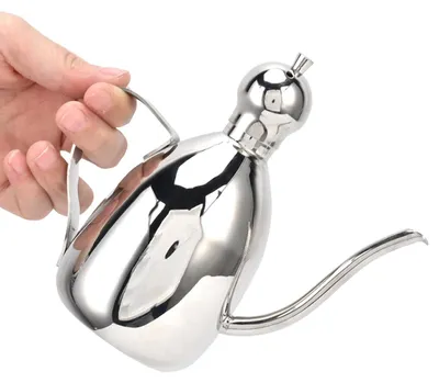 Imagen del producto de Botella de aceite de acero inoxidable con dispensador para la cocina - 1 litro