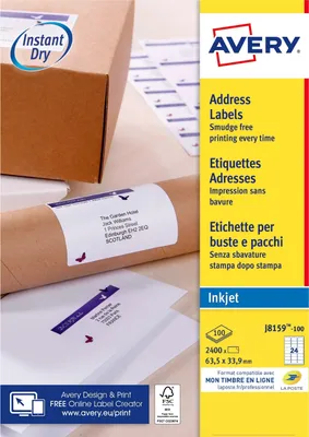 Zdjęcie produktu dla Etykiety adresowe Avery