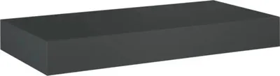 Produktbild von Jungborn Waschtischplatte 100,8 x 46 cm Kompaktmarmor Anthrazit ohne Ausschnitt