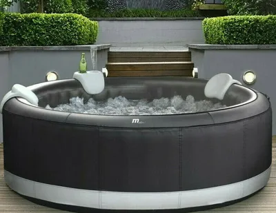 Produktbild von Luxus Premium MSPA Ø204 Whirlpool aufblasbar Outdoor Indoor Pool Heizung 6 Pers Camaro inkl. Spedition