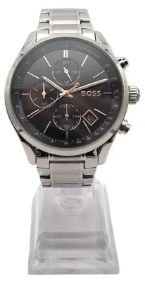 Produktbild von ChronoMeister Armbanduhr Boss Grand Prix Chronograph 1513477 Herrenuhr Edelstahl Silber Neu