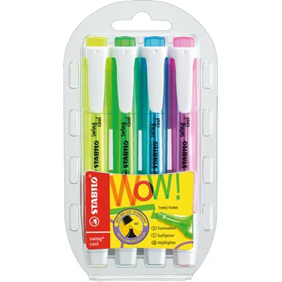 Zdjęcie produktu dla Leuchtmarker swing cool 4er Etui