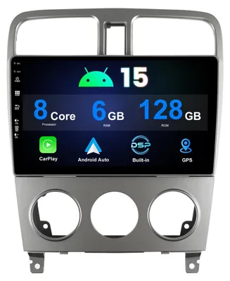 Image de Autoradio IPS de 9 pouces avec 6 Go de RAM et 128 Go de stockage – GPS, CarPlay sans fil, Android Auto, caméra de recul