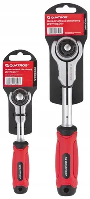 Produktbild von Quatros Ratsche 1/2" & 1/4" mit 72 Zähnen
