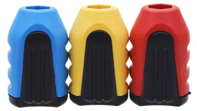 Imagen del producto de Juego de 3 destornilladores con anillos magnéticos, con soporte desmontable para tornillos, ideal para trabajos de bricolaje