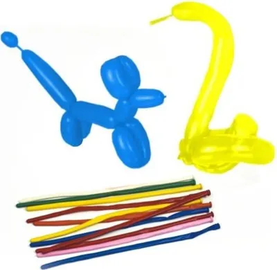 Produktbild von Auslaufartikel: PAPSTAR Modellierballons 140 cm, farbig sortiert, "Maxi" | Beutel (50 Stück)