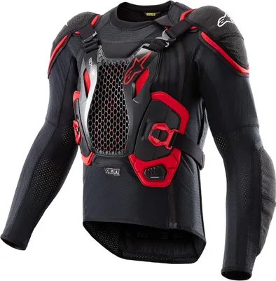 Image de Chemise Tech-Air Off-Road Airbag Protektorenshirt, noir/rouge, L