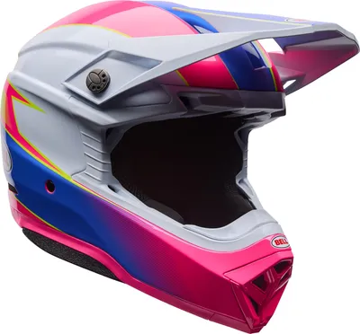 Productafbeelding van Bell Moto-10 MIPS crosshelm, wit/roze, maat L (58/59)