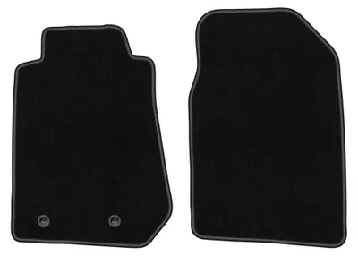 Zdjęcie produktu dla Dywaniki welurowe BASIC czarne przednie Isuzu D-MAX II 2011-