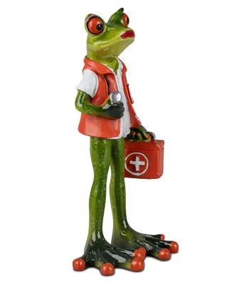 Produktbild von Formano 2er Set Sanitäter - lustige Frösche 16 cm - Figur Dekoration Handbemalt