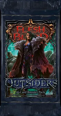 Zdjęcie produktu dla Flesh & Blood Tcg - Zestaw Booster "Outsiders" - Wersja Angielska