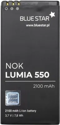 Immagine prodotto di Bluestar batteria di ricambio compatibile con Nokia Lumia 550 2100 mAh batteria di ricambio PREMIUM Accu BV-T5A