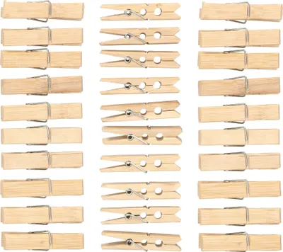 Produktbild von KOTARBAU® Wäscheklammern aus Holz 30 Stück zum Aufhängen von Wäsche
