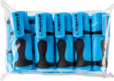 Zdjęcie produktu dla edding 7 Mini Texmarker neonowo niebieski (10 sztuk)