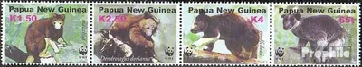 Produktbild von Briefmarken Papua-Neuguinea 2003 Mi 1017-1020 Viererstreifen (kompl.Ausg.) postfrisch Baumkänguruhs