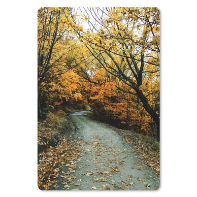 Produktbild von MuchoWow® Mauspad Mousepad Blätter - Herbst - Wald 18x27 cm - Mousepads - Maus Mat - Pad - Mausunterlage