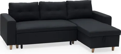 Produktbild von Ecksofa, umwandelbar, WADE, 3-Sitzer, anthrazitgrau