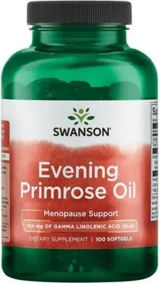 Productafbeelding van Swanson Evening Primrose Oil teunisbloemolie 1300 mg BI7397