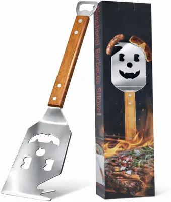 Produktbild von Grillspatel 7-in-1, Edelstahl, Flaschenöffner, für Grillen