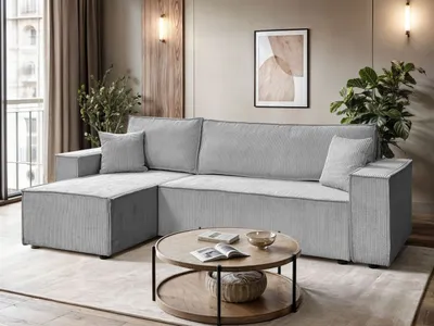Obrázok produktu pre Rohová sedačka CARLO L, farba: Cord, model: Poso 110