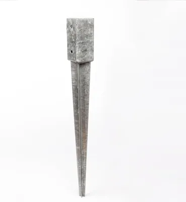 Produktbild von BK SHOP | Pfostenträger | Anker zum Einschlagen | 91 x 750 mm | Pfostenanker Verzinkter Stahl 2 mm | Pfostenfuß, Pfostenschuh, Balkenschuh