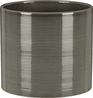 Produktbild von Scheurich Übertopf Serie 828 Ø 28 x 25 cm glass grey