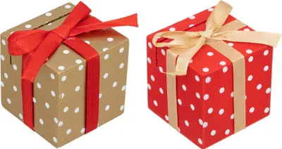 Immagine prodotto di Adesivo natalizio con motivo regalo, 2 pezzi.