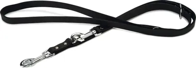 Produktbild von Beeztees - Hundeleine - Leder - schwarz - 200x20 cm