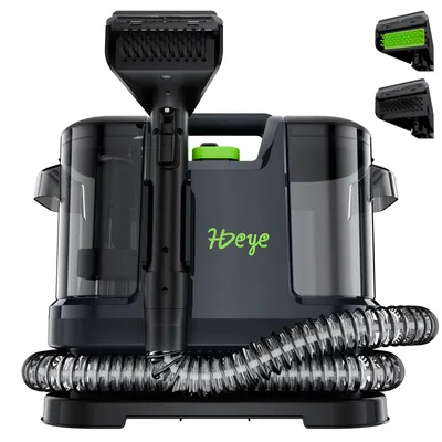 Produktbild von Pad Cleaner 500 Watt, 70 dB, Schwarz, Tragbar Kompakt, Spot Cleaner Staubsauger zum Schrubben von Polstermöbeln wie Teppichen und Sofas Leistungsstark