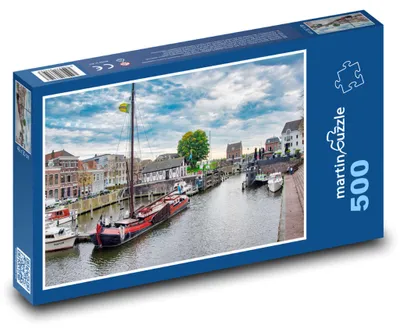 Obrázek produktu pro Puzzle 500 Gorinchem - Holandský Přístav - martinpuzzle