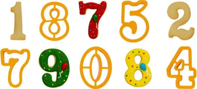Produktbild von Decora 255098, Gelb, Kunststoff, 75 mm, 50 mm, 22 mm, 9 Stück(e)