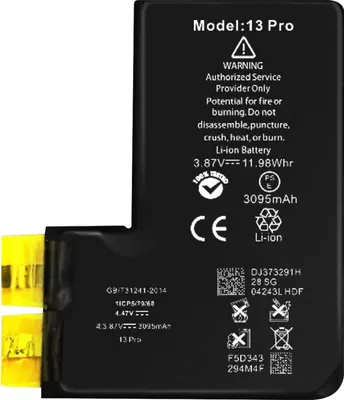 Produktbild von Akku ohne BMS für Apple iPhone 13 Pro Kapazität 3095mAh