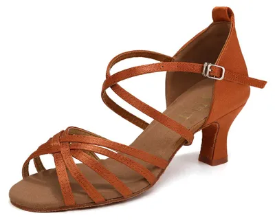 Produktbild von Burtan „Havana“ Latino Salsa Bachata Kizomba Tanzschuhe - Beige 5 Cm Burtan „Havana“ Latino Salsa Bachata Kizomba Tanzschuhe Beige 5 Cm Grösse 34