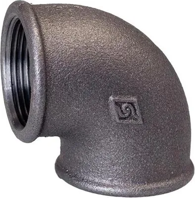 Produktbild von Temperguss Winkel 90° IG 1/2" x IG 1/2"  Fitting Gewindefittings