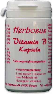 Produktbild von Vitamin-B-Kapseln von Herbosus