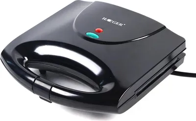 Produktbild von Elektrischer Sandwichtoaster 850 W, Panini- und Waffeleisen, antihaftbeschichtete Platten
