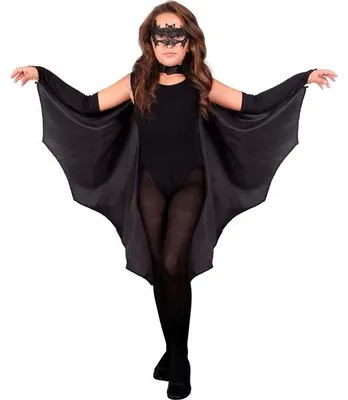 Obrázok produktu pre Widmann Detská pláštenka Netopier Halloween Veľkosť 140