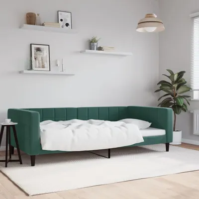 Produktbild von Tagesbett Dunkelgrün 100x200 cm Samt