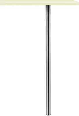 Immagine prodotto di Gamba di sostegno COLONNA H 1160 mm, acciaio inox / Tradur / Gambe per mobili / Gambe per tavoli