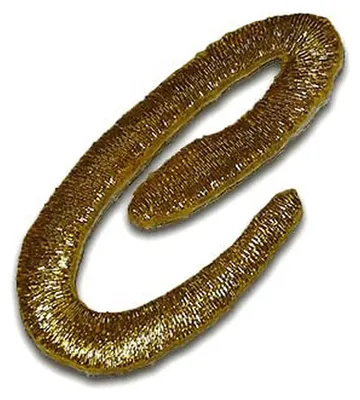 Produktbild von Buchstabe C 3.9x2.9cm: Alphabet Buchstaben Einzeln Auswählbar - Aufnäher, Bügelbild, Aufbügler, Applikationen, Patches, Flicken, Zum Aufbügeln