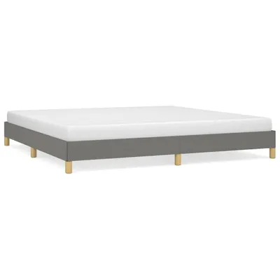 Obrázek produktu pro vidaXL Rám postele bez matrace tmavě šedý 200x200 cm látka