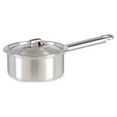 Produktbild von Topf mit Deckel Silberfarben Aluminium 0,6 L (14 x 8 x 27 cm)
