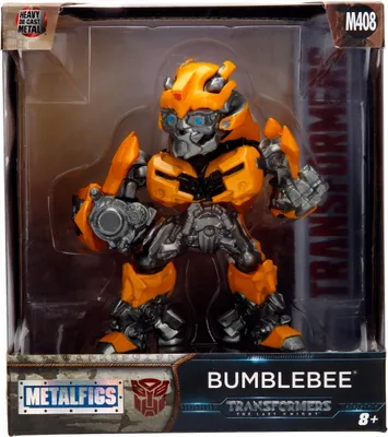 Produktbild von Jada Toys Transformers Bumblebee Figur, 10 cm, Die-Cast, Sammelfigur, gelb, 253111001
